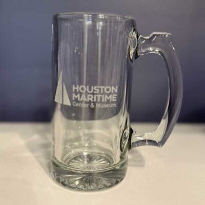 12oz glass mug engraved