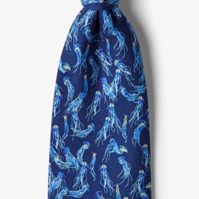 Jellyfish necktie by Alynn - CLOSOUT