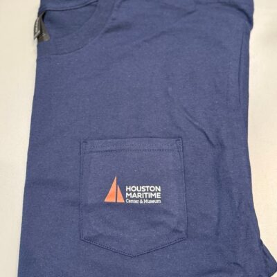 Adults SS Navy Pocket Tee - Front