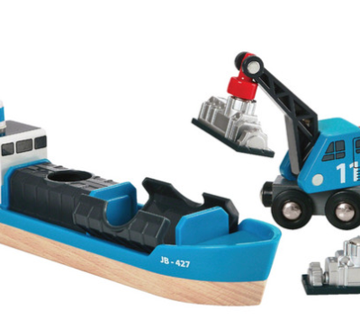 Brio Freight Ship and Crane