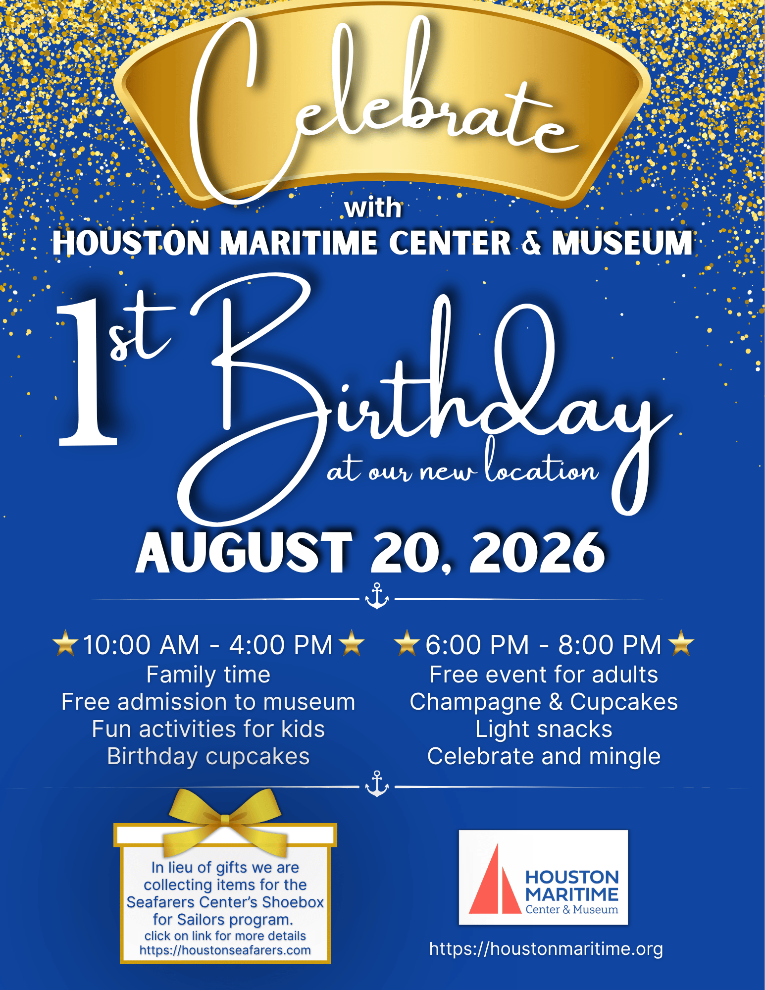 Gold and Red Classic Gold Wedding Anniversary Flyer (3)