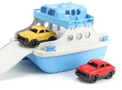 Green Toys Ferry Boat with Mini Cars