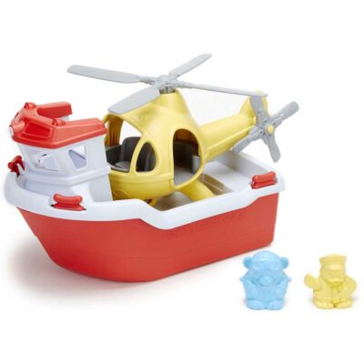 rescue boat helicopter